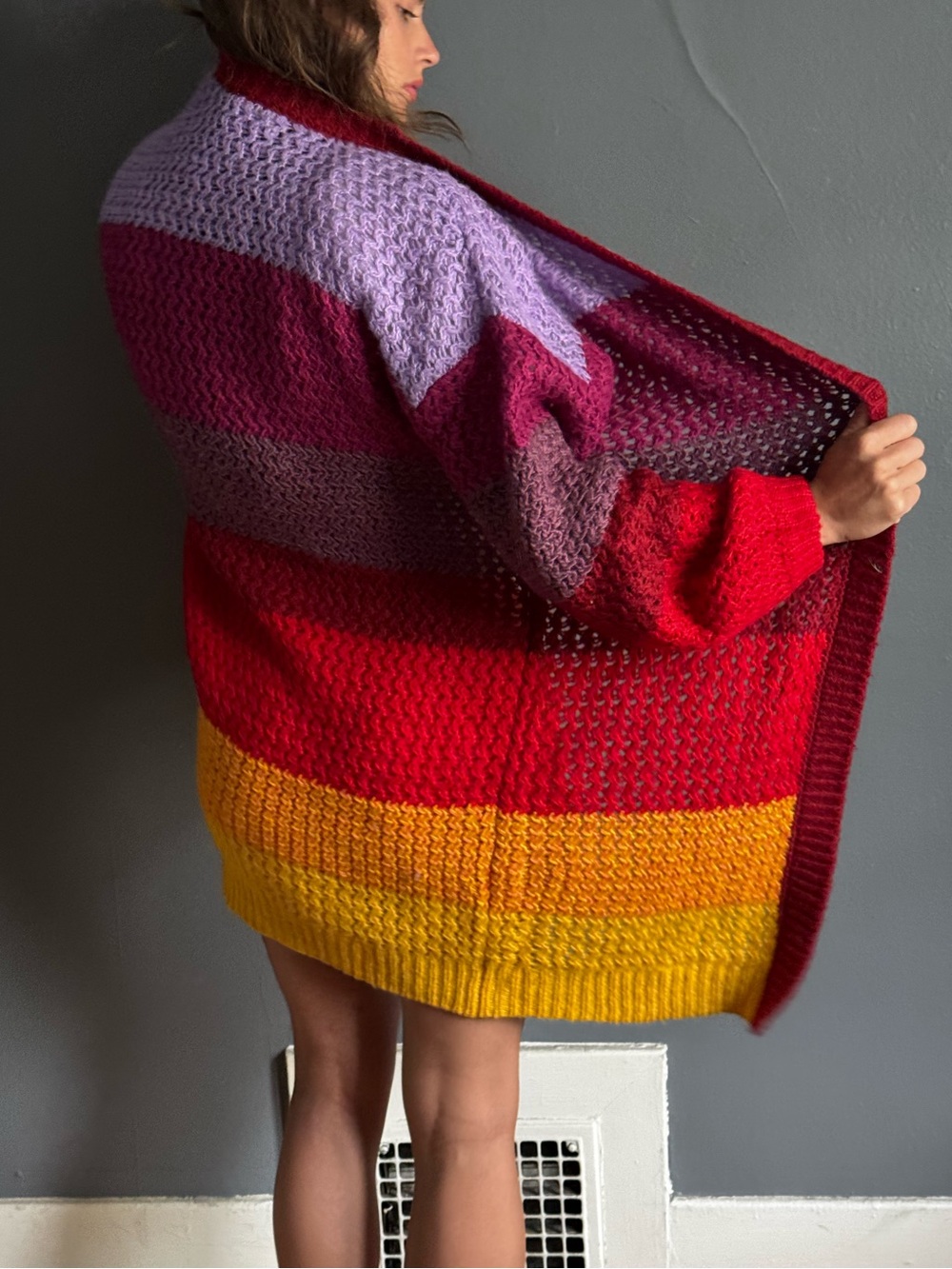 Cozy Colorblock Farm Rio sweater - Picture 4 of 6